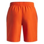 Short enfant under armour ua tech? woven wordmark ? orange blanc ? l�ger r�sistant & confortable
