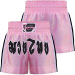 Short de muay thai - farabi sports - rose - respirant - ultra léger - enfant Short de muay thai - farabi sports - rose - respirant - ultra léger - enfant