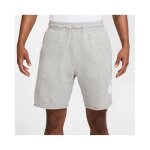 Nike short alumni big logo gris - french terry taille �lastique (homme)