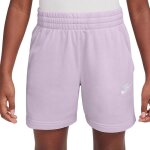 Short - nike - g nsw club ft 5in - mauve - taille �lastique - 2 poches