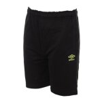 Short noir / vert gar�on umbro leis
