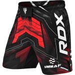 Short rdx mma adapt� au muay thai au kickboxing et � lentra�nement en salle de sport rouge s