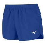 Short de running bleu femme mizuno team split