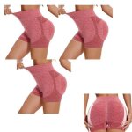 Short sport femme push up tummy control leggings scrunch butt pants entranement compression sportswear ...