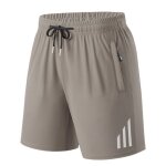 Short de sport homme stretch s�chage rapide taille elastique short ete respirant avec poches pour loisir ...