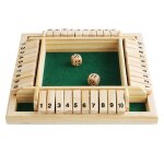 Shut the box w�rfelspiel ? d�s de jeux bois pour 1 � 4 joueurs ? jeu de table en bois pour la maison ...