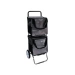 Poussette de marche - sidebag - 2 roues - modulobag - 2 sacs amovibles de 20 l - anthracite Poussette de marche - sidebag - 2 roues - modulobag - 2 sacs amovibles de 20 l - anthracite