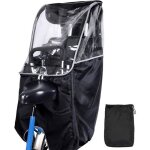 Si�ge arri�re de v�lo pour enfant? protection contre la pluie et le vent?pliable?portable?transparent?pour ...