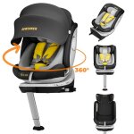 Siège auto bébé 0 à 36kg isofix siege auto pivotant 360°i - size group 40 - 150cm dewinner harnais 5 ... Siège auto bébé 0 à 36kg isofix siege auto pivotant 360°i - size group 40 - 150cm dewinner harnais 5 ...