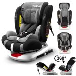 Sige auto pivotant 360 isofix latch - 40 - 150 cm de 0  12 ans - groupe 0 + / 1 / 2 / 3 (0 - 36kg) ...
