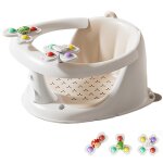 Sige de bain pour bb avec jouets - anneau de bain - 4 ventouses antidrapantes & coussins - scurit ...