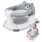 Siège bain bébé ours - 4 ventouses antidérapantes & coussins sécurisé pour nouveau - nés 6 mois + portable ... Siège bain bébé ours - 4 ventouses antidérapantes & coussins sécurisé pour nouveau - nés 6 mois + portable ...