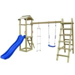 Siège de balançoire oscillant avec échelle de corde en pe vidaxl Siège de balançoire oscillant avec échelle de corde en pe vidaxl