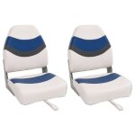 Si�ges de bateau pliables lot de 2 � dossier haut 44x38x55 cm