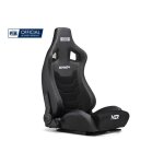 Si�ge inclinable - next level racing - nlr - e053 - cuir pu & daim - licence fia - noir