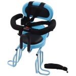 Sige de vlo arrire bleu pour enfant de 6 mois  6 ans - avec clture pdale et ceinture de scurit ...