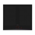 Siemens table de cuisson induction 60cm 4 feux 7400w noir - ex651hxc1e
