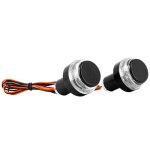 Sifam - embouts de guidon clignotants led en noir plastique