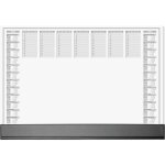 Sigel h6365 sous - main planning hebdomadaire blanc noir (l x h) 59. 50 cm x 41 cm