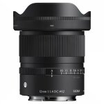Focale fixe sigma focale fixe objectif 12mm f / 1. 4 dc contemporary compatible avec sony e