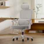 Sihoo m102c chaise de bureau ergonomique � dossier haut fauteuil de bureau en maille avec appui - t�te ...