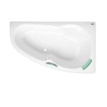 Siko laguna luiza baignoire dangle gain de place orientation droite 140 x 95 cm en acrylique blanc (lu1400p) ...