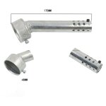 Silencieux d�chappement de moto universel 48mm r�glable db silencieux modifi� bouche ronde noyau tuning ...