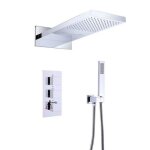 Encastrée colonne de douche avec mitigeur silla - ensemble de douche mécanique - chrome - br2280 Encastrée colonne de douche avec mitigeur silla - ensemble de douche mécanique - chrome - br2280