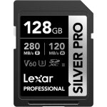 Silver pro carte sd 128go carte m�moire sd uhs - ii v60 u3 c10 jusqu� 280mo / s en lecture 120mo / s ...