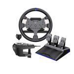 Simulateur de volant de course rotation de 900 pdales rglables retour de force