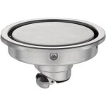 Siphon de sol en acier inoxydable 304 pour salle de bain - grille ronde - anti - odeurs - pour salle ...