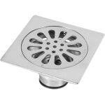 Siphon de sol en acier inoxydable pais drain de douche carr anti - odeur pour salle de bain 100 * 100mm ...