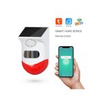 Sirne dalarme extrieure avec dtecteur de mouvement pir ? 120 db solaire tanche ip65 wifi compatible ...