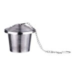 Passoire � th� en inox - orion - 45 cm - lavable en lave - vaisselle - maille fine - accroche avec cha�ne ...