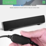 Sjlerst barre de son filaire usb barre de son st�r�o filaire usb lecteur de musique bo�te de son surround ...