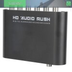 Sjlerst convertisseur audio num�rique 5. 1ch dts converter son detachee h�te + usb + fibre optique