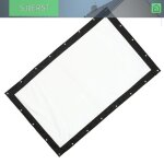 Sjlerst �cran de projecteur �cran de projection hd 16�: 9 portatif de 200 pouces montage mural rideau ...