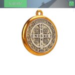 Sjlerst m�daille de saint - beno�t saint beno�t m�daille colliers cadeaux pendentifs religion cha�nes ...