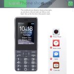 Sjlerst mobile d�butant 2g double sim - claviers larges ecran couleur 24 haut - parleur - id�al pour ...