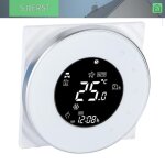 Sjlerst thermostat � �cran tactile lcd pour plancher chauffant �lectrique avec contr�leur de temp�rature ...