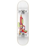 Skateboard complet - hydroponic - rouge - 8 - aluminium - roues coniques