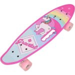 Skateboard complet zhongli rose 24 shortboard avec 4 roulettes lumineuses en pu pour dbutants enfants ...