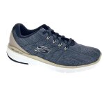 Skechers baskets flex advantage 3. 0 - stally - homme - noir - tige en tissu - fermeture  lacets