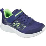 Skechers baskets microspec texlor bleu enfant