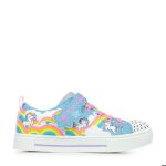 Skechers s lights twinkle sparks jumpin clouds baskets fille