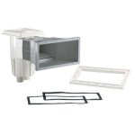 Pice  sceller piscine - skimmer 15l liner / bton - modle easyline - gris de astralpool