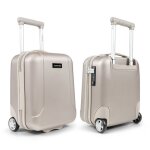 Skyhopper valise cabine xs underseat rigide 40cm - bagage a main - beige
