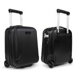 Skyhopper valise cabine xs underseat rigide 40cm - bagage a main - noir