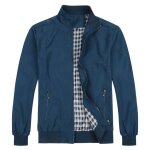 Sliktaa blouson homme bomber léger manche longue casual veste couleur uni zippée jacket printemps bleu ... Sliktaa blouson homme bomber léger manche longue casual veste couleur uni zippée jacket printemps bleu ...