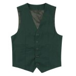 Sliktaa gilet homme slim fit sans manches veston de costume daffaires soirée formelle vert foncé Sliktaa gilet homme slim fit sans manches veston de costume daffaires soirée formelle vert foncé